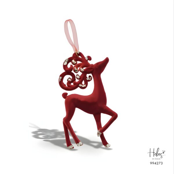 Crimson Reindeer Ornament 994273