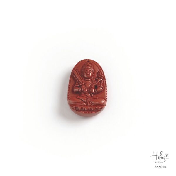 Cinnabar Akashagarbha Bodhisattva Pendant 556080