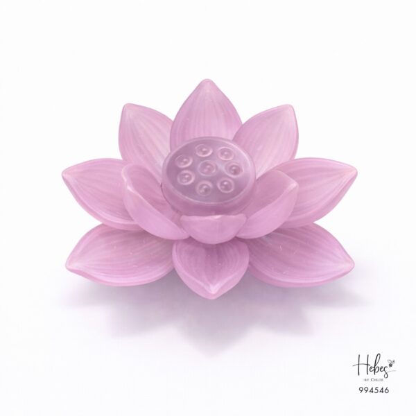 Pink Glass Lotus Incense Burner 994546