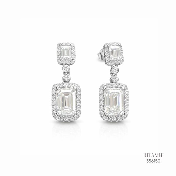 The Emerald Majesty Double-Drop Earrings 556150