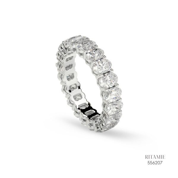 Oval Eternal Brilliance Moissanite Eternity Ring 556207