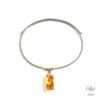 Amber Golden Bar Necklace 556090