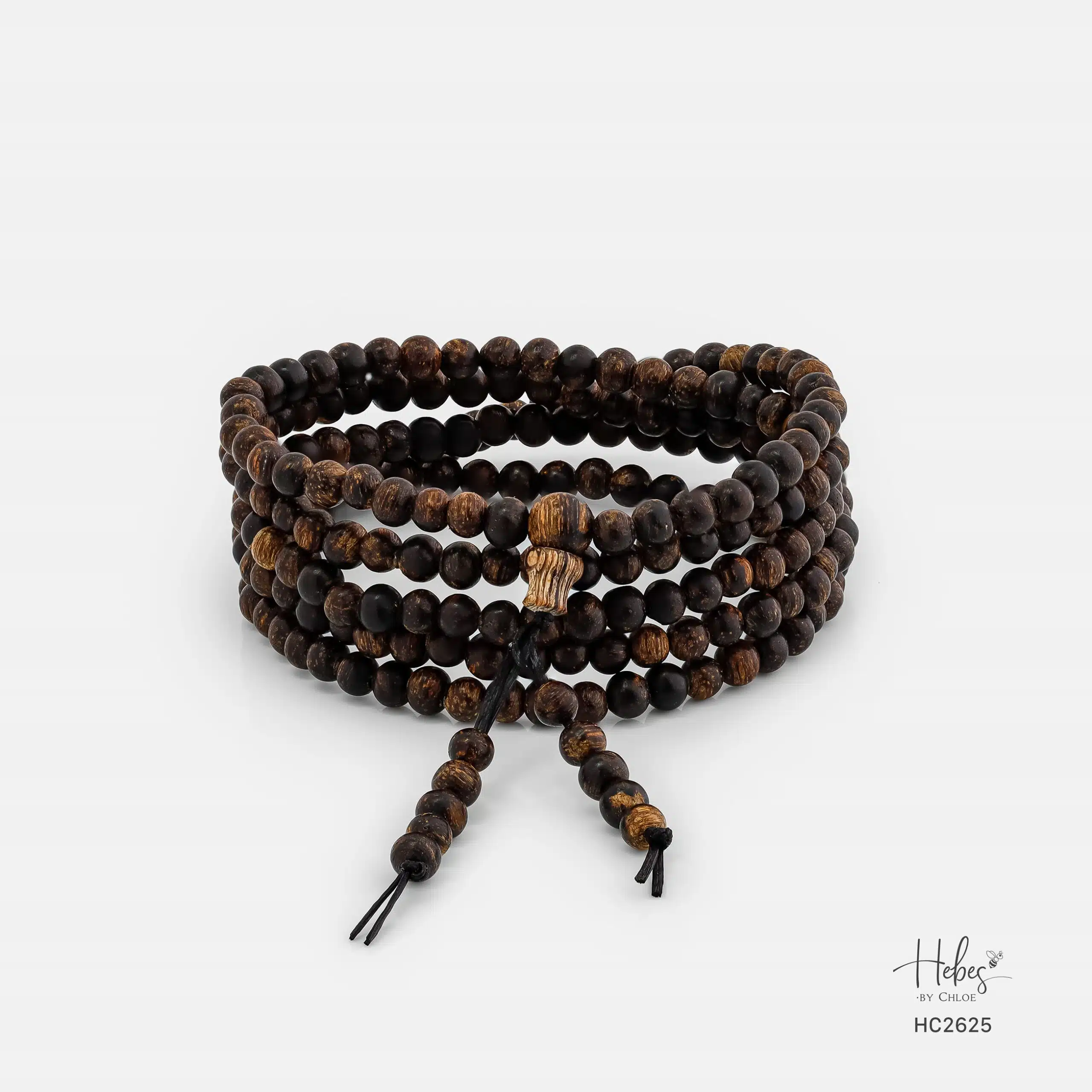 Indonesian 216 Beads Agarwood Bracelet (5mm) - HC2625