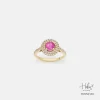 Ruby 14K Gold Diamond Ring HC550149