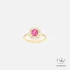 Ruby 14K Gold Diamond Ring HC550220