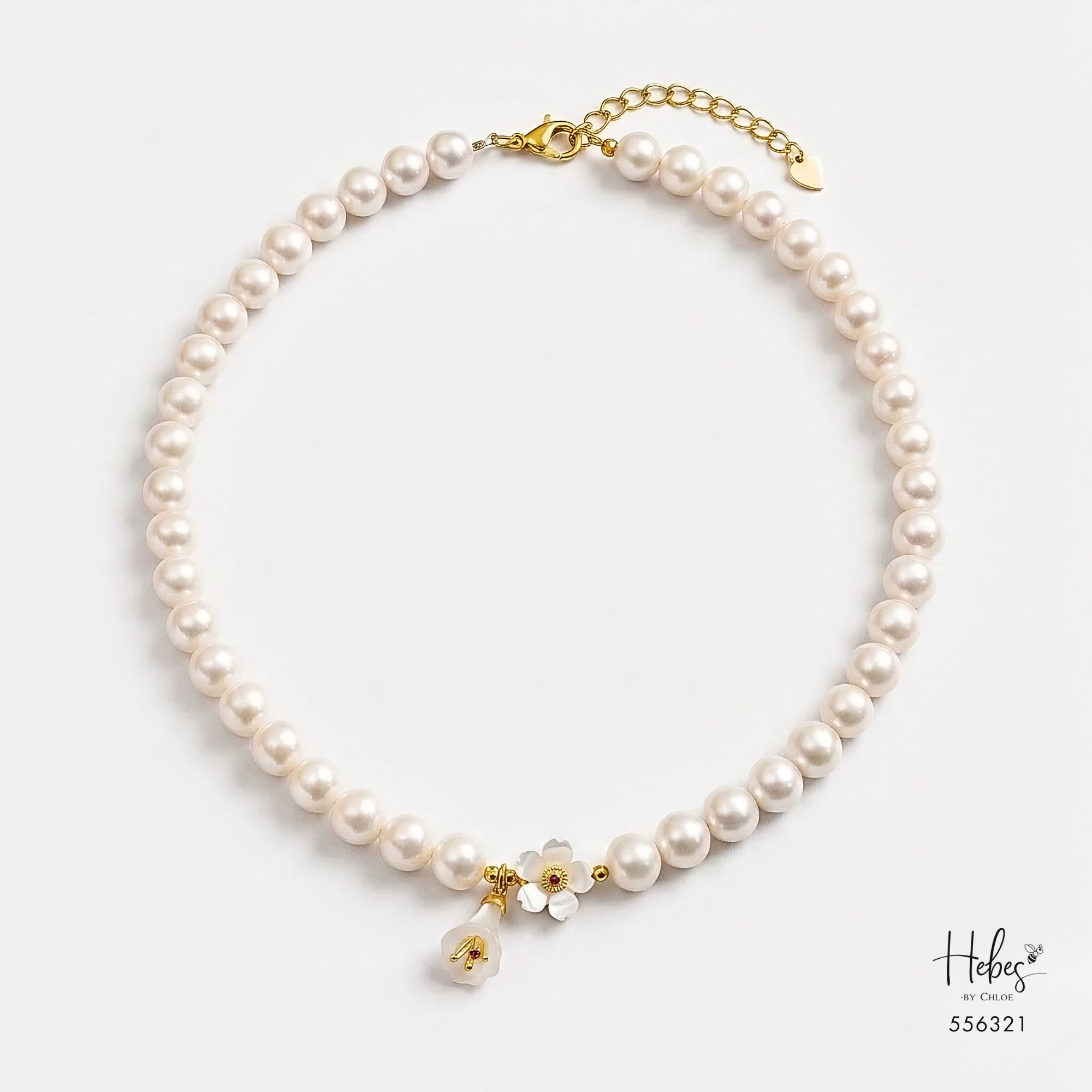 Opaline Petal Akoya Pearl Necklace 556321
